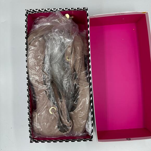 DVF Diane von Furstenberg Dakar Lace Up Ballet Style Flats Suede US 6.5 Powder - Picture 12 of 12